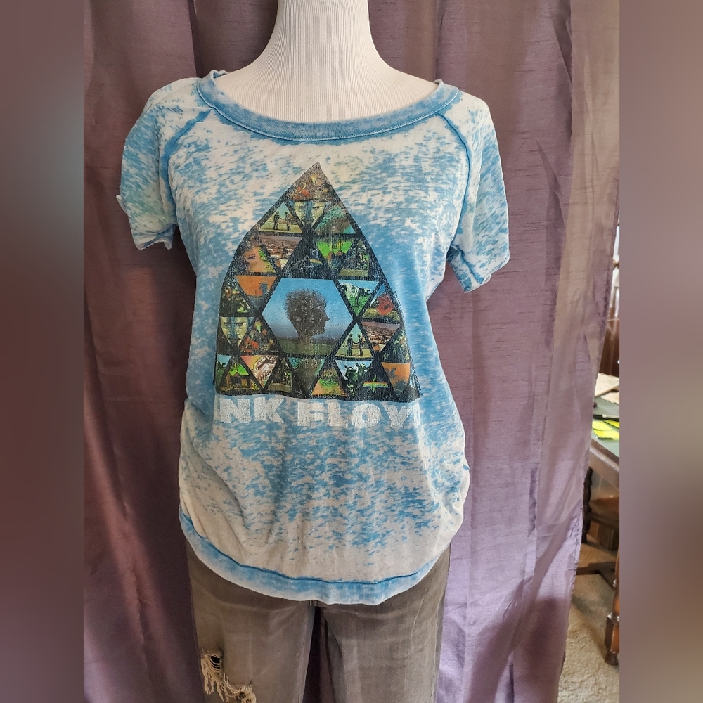 Pink Floyd Burn out open back tee